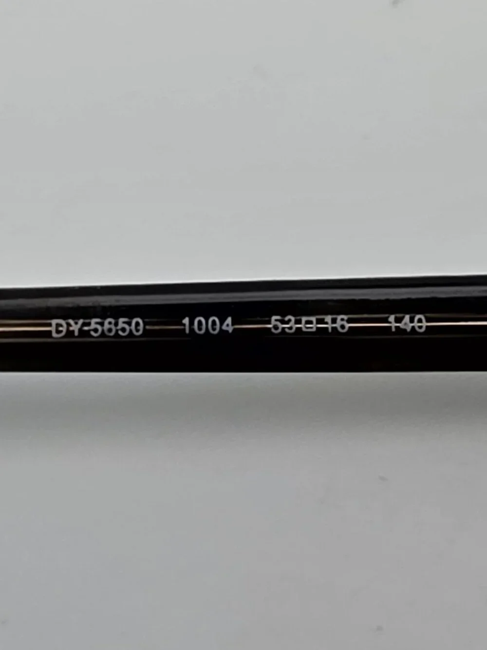 DKNY Donna Karan DY5650 1004 Black Cat Eye Eyeglasses Frame 53-16-140